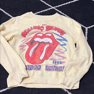 The Rolling Stones Yellow Crewneck